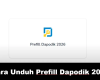 Cara Unduh Prefill Dapodik 2026