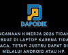 Perencanaan kinerja 2026 tidak bisa dibuat di laptop karena tidak terbaca, tetapi justru dapat dibuat melalui Android atau HP.