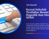 Syarat Sekolah Terdaftar Resmi di Dapodik dan Memiliki NPSN