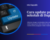 Cara update profil sekolah di Dapodik