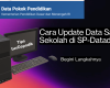 Cara Update Data Sarpras Sekolah di SP-Datadik, Begini Langkahnya